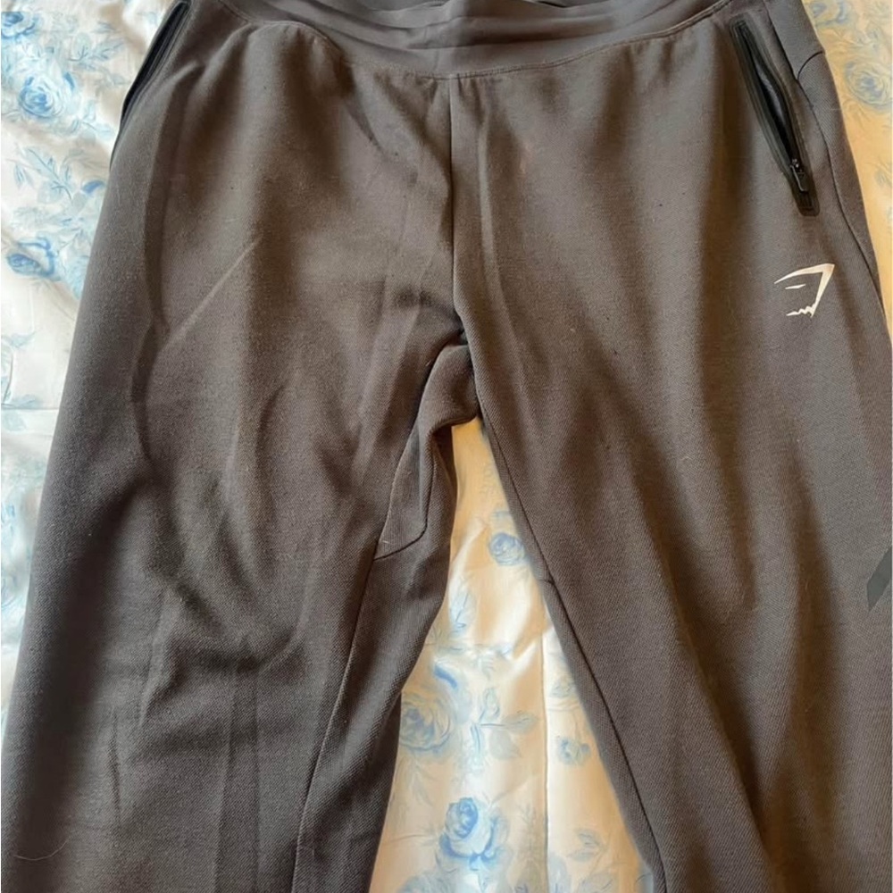 Mens Gymshark Gray Joggers - LARGE - Slim Fit